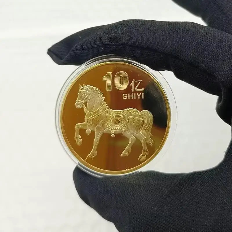 2026 Chinese New Year Horse Lucky Coin | 40mm Metal Collectible