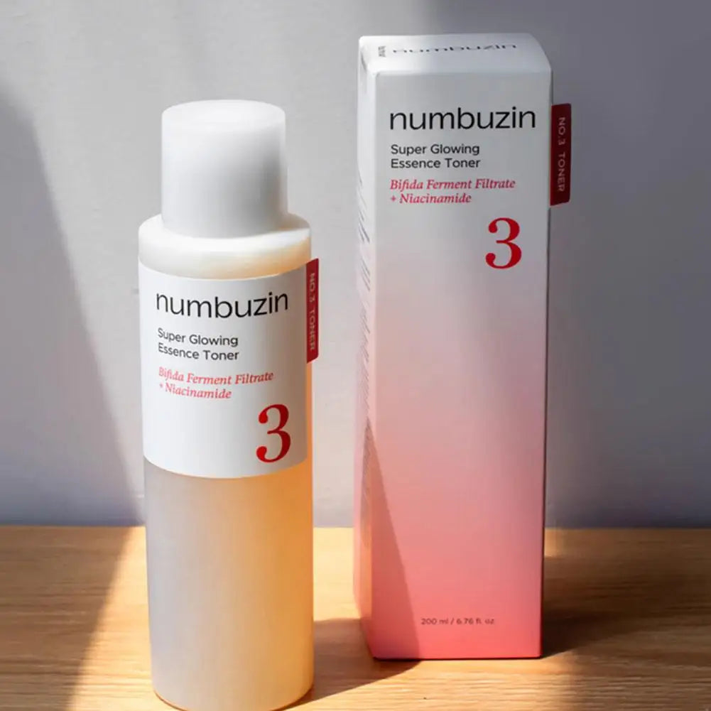Numbuzin No.3 No.5 200ml Toner Duo - Niacinamide Brightening Vitamin Boosting Multi-Dimensional Hydration Face Glowing Skin Care Peaceful Pleasures Health and Wellness