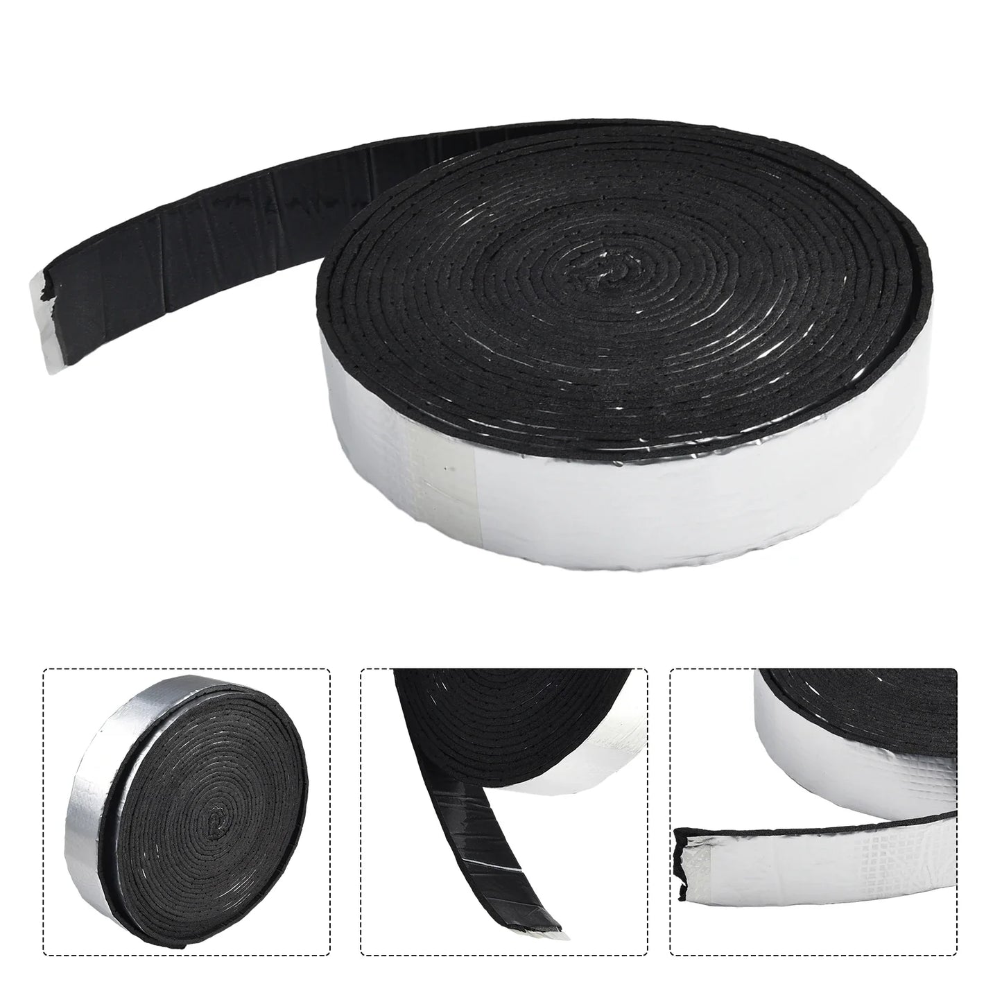 32.8Ft Pipe Wrap Insulation Tape – Aluminum Foil Foam