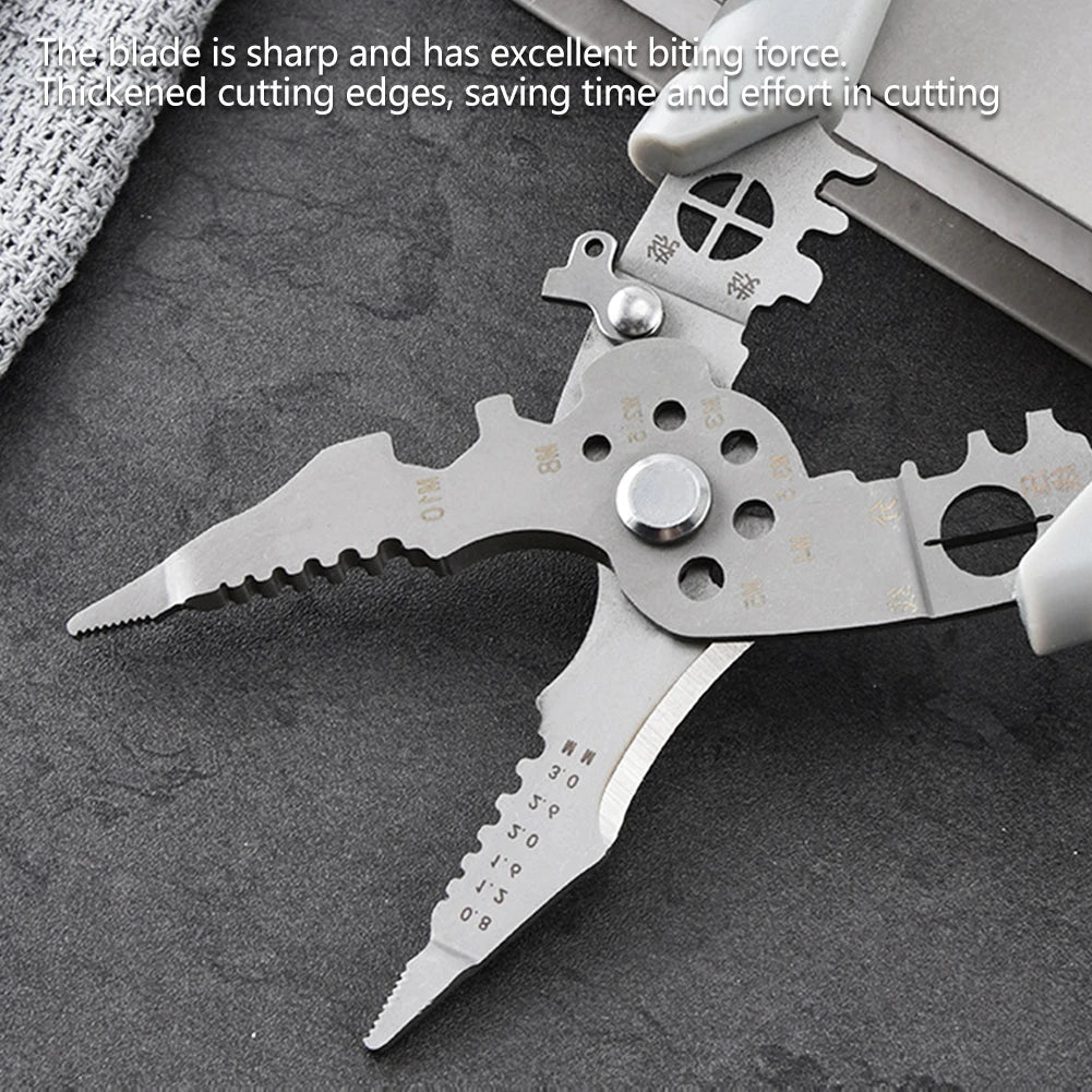 21-in-1 Wire Stripper Crimper Pliers – Adjustable Non-Slip