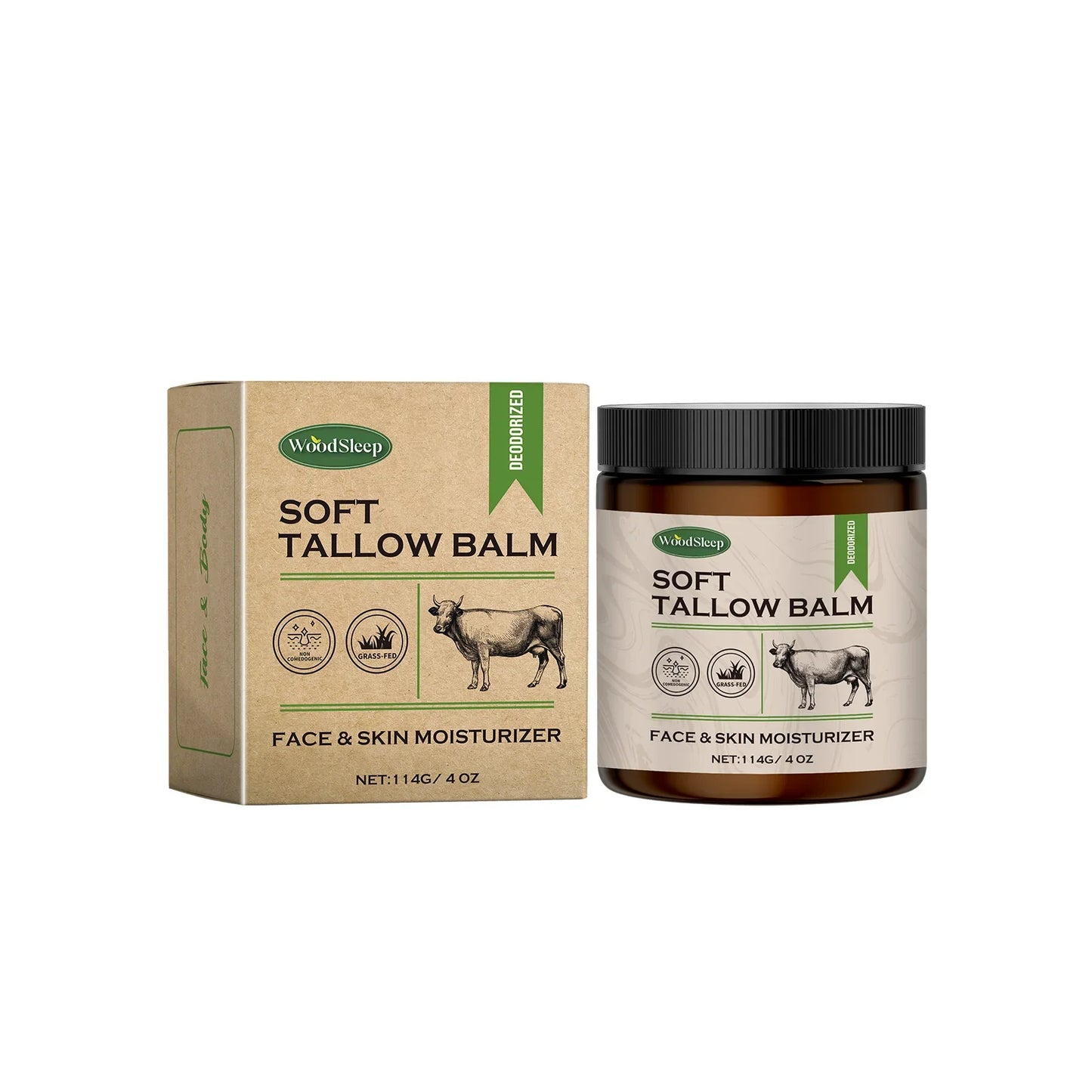 WOODSLEEP Shea Butter Cream – Deep Moisturizer Face & Body