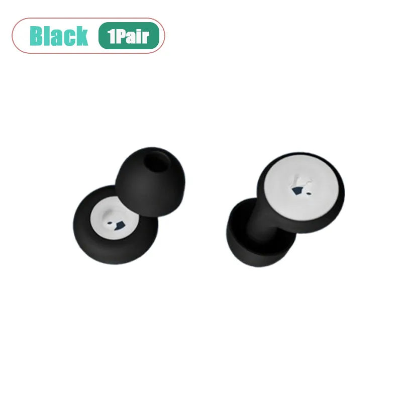 Silicone Noise Cancelling Earplugs – Glow Dark, Side Sleepers