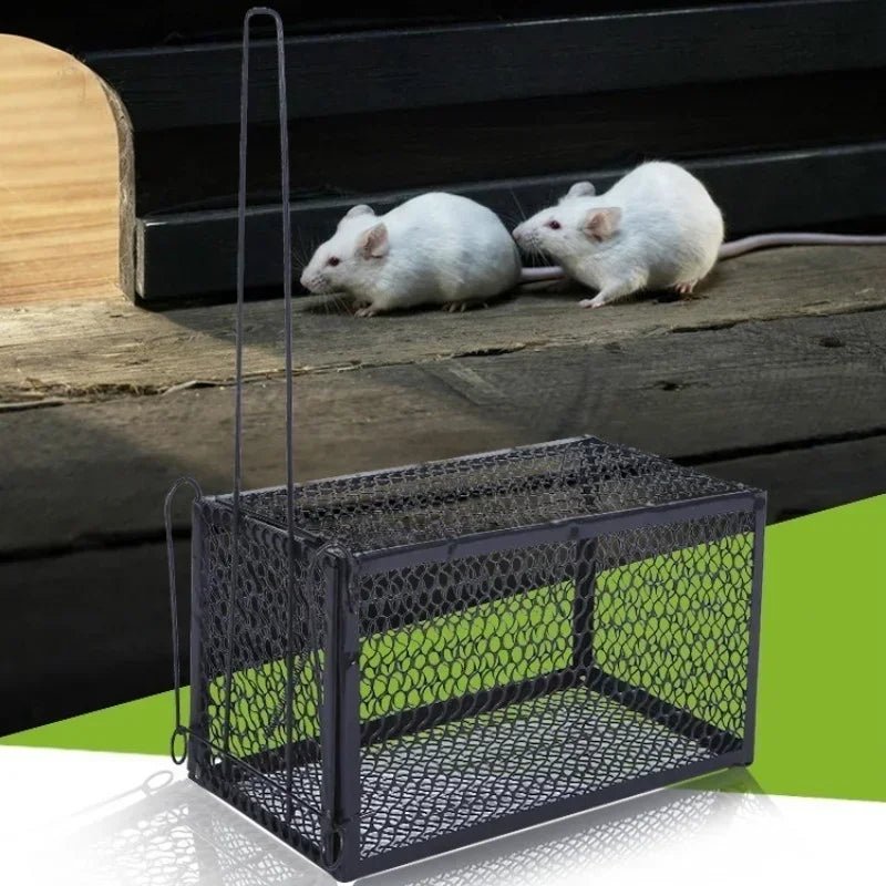 Smart Self-locking Mousetrap Safe Firm Iron Net Household Mouse