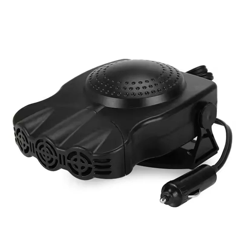 Car rapid heating fan heater 12vABS plastic fan heating machine portable heating air conditioner multi-functional installation Peaceful Pleasures Health and Wellness black