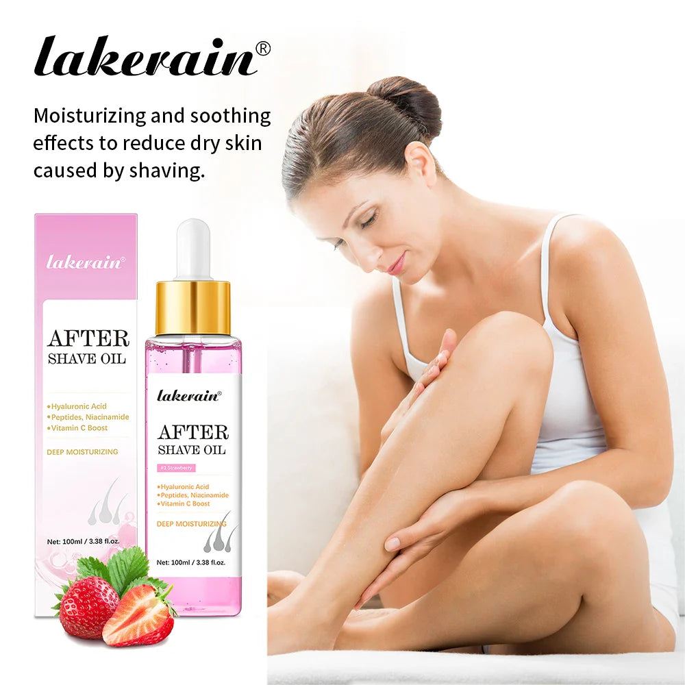 Strawberry After Shave Oil 100ml – Moisturizing Skin Care Unisex