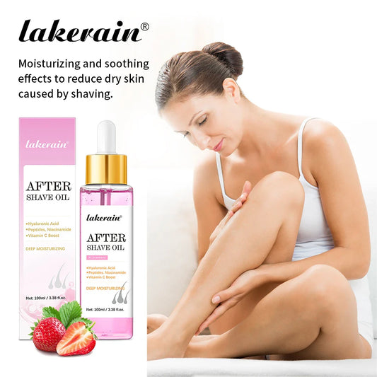 Strawberry After Shave Oil 100ml – Moisturizing Skin Care Unisex After Shave Oil Oasis Select