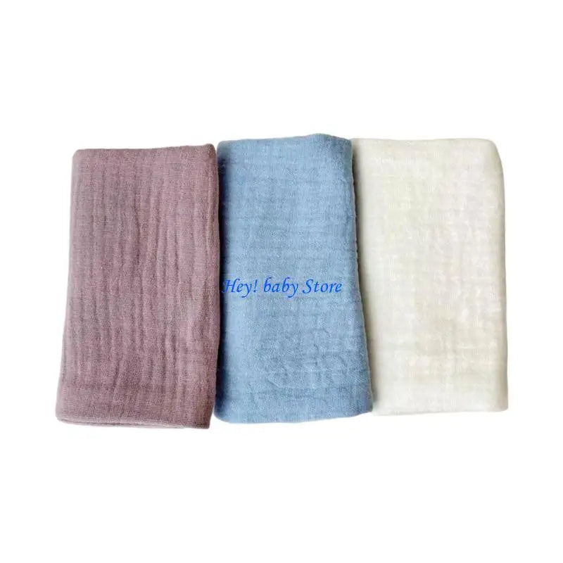 Baby Washcloths 3-Pack | Soft Cotton Burp Cloths for Newborns