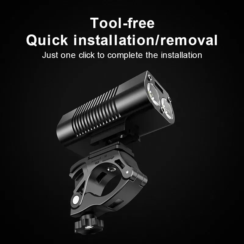 X-TIGER 1800 Lumen Bike Light 4000mAh Power Bank IPX6 LED
