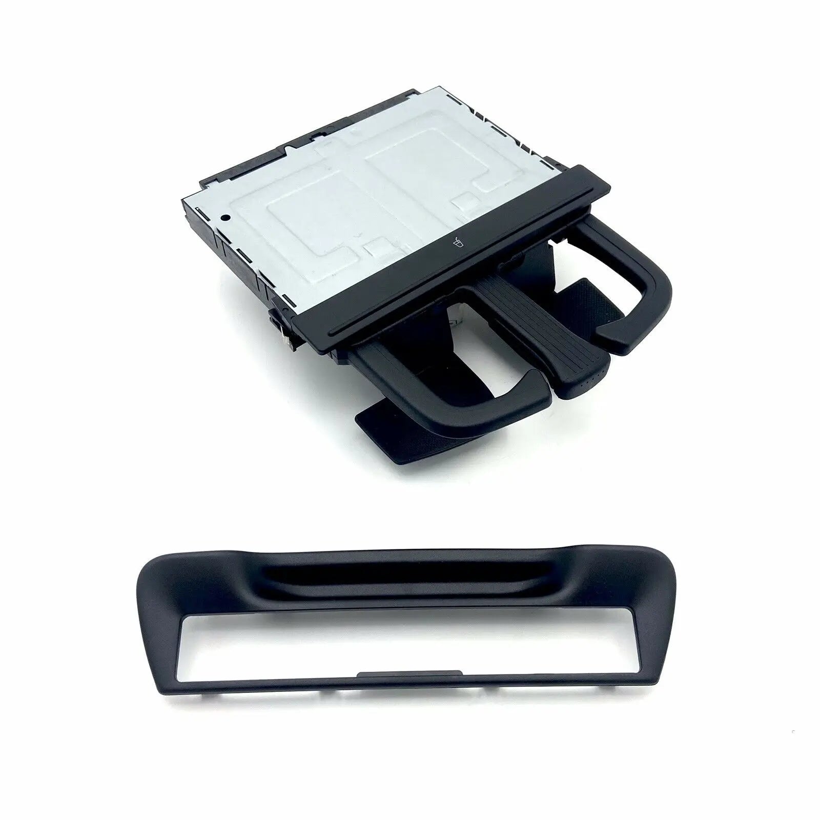 Rear Armrest Cup Holder Surround Trim Set Black Fit for-Audi A6 / A7 2011-2016 8P0885995B 6PS / 4G8863289A 4PK Peaceful Pleasures Health and Wellness