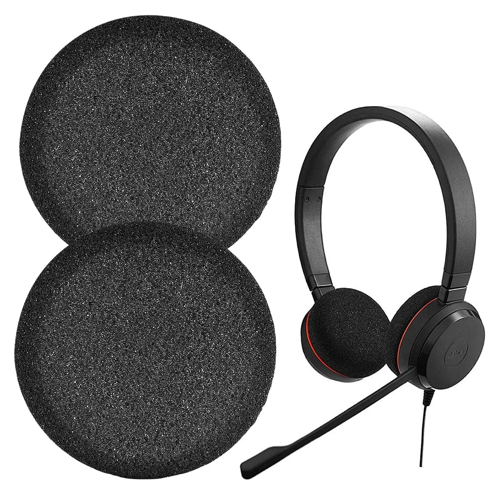 Jabra Evolve 20 30 40 65 Replacement Earpads – Foam Cushions