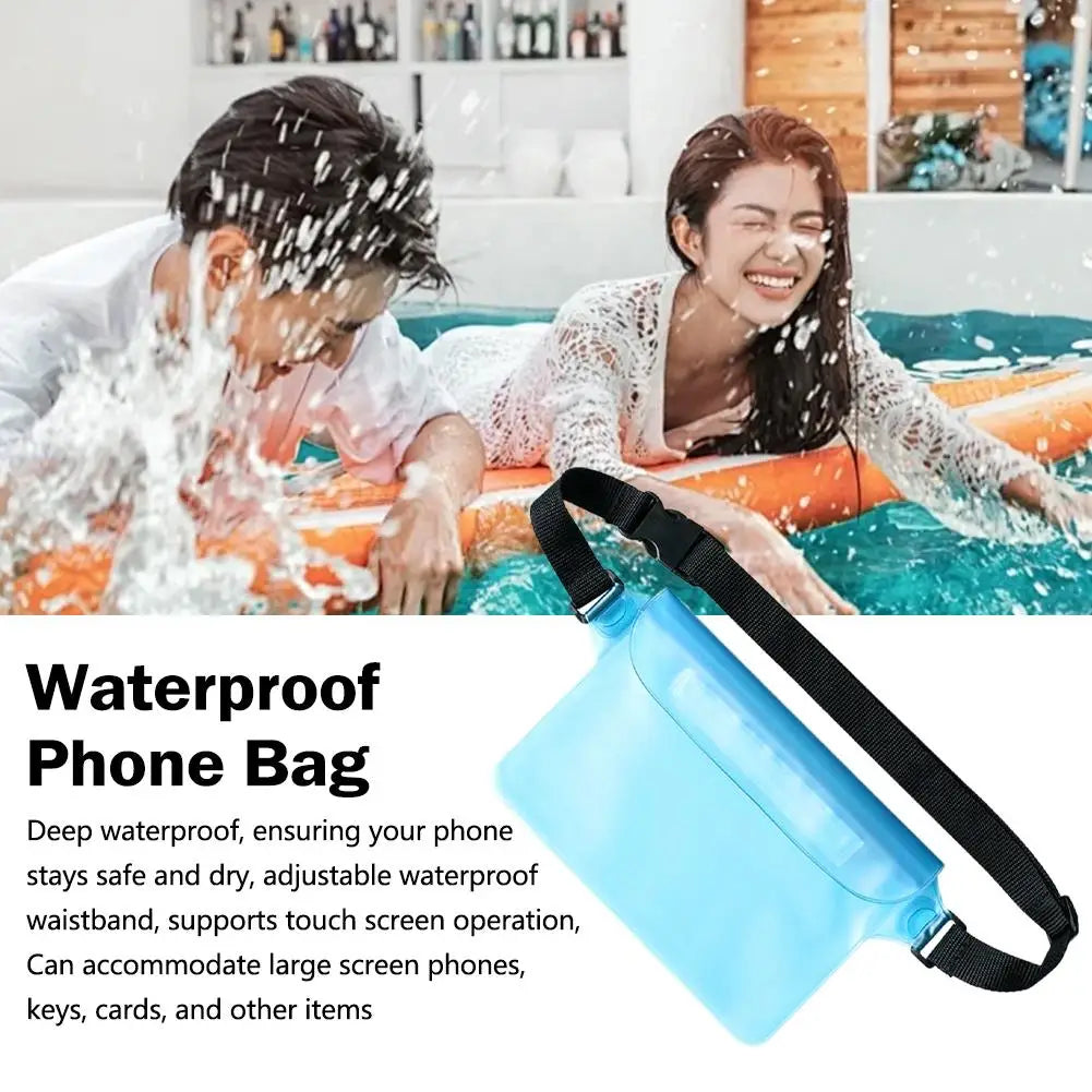 Waterproof Waist Bag – PVC Dry Bag for Water Sports Peaceful Pleasures Health and Wellness