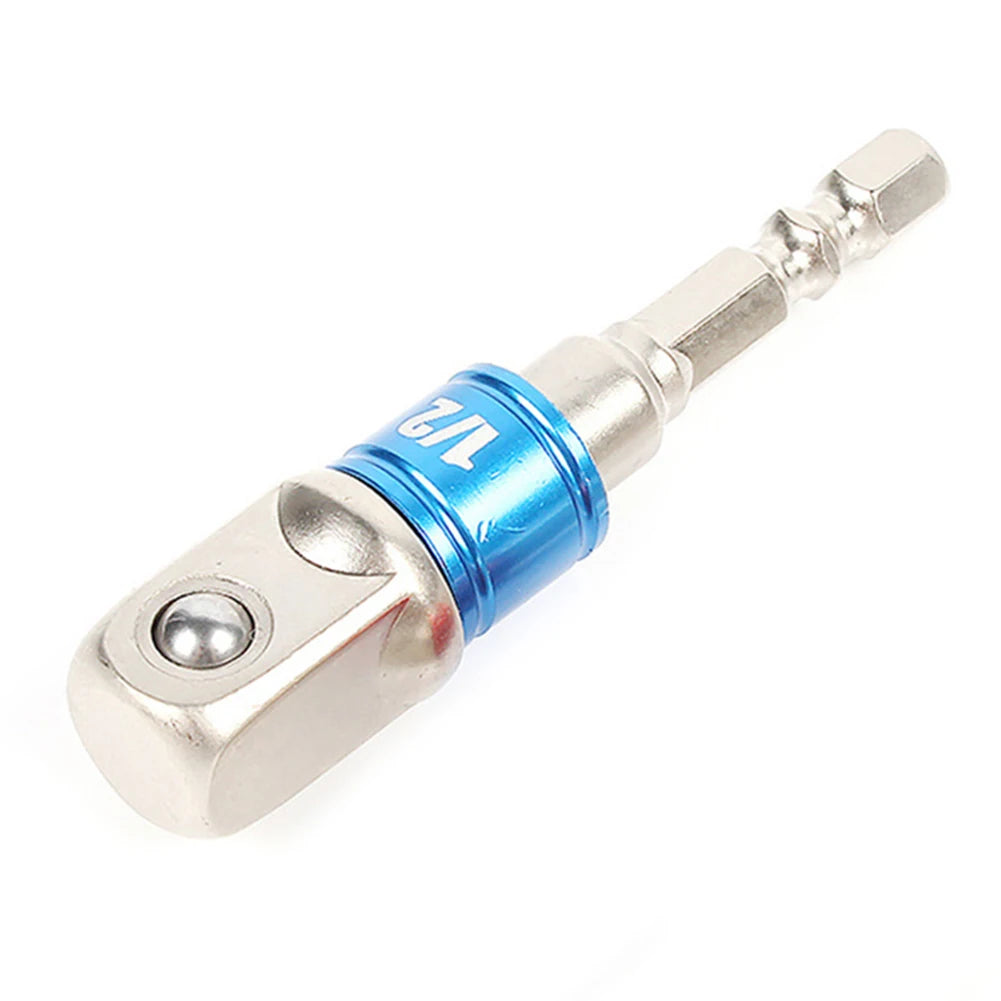 Hex Shank Drill Socket Adapter Impact Driver Square Bits Bar