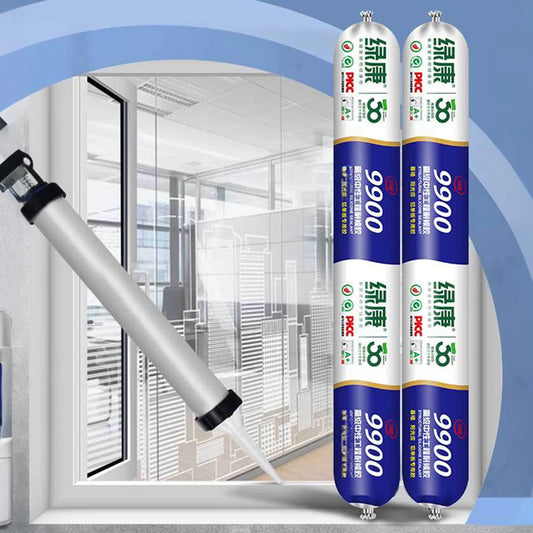 All-Purpose Super-Bonding Structural Sealant Waterproof & Leak-Proof Fast Curing Sealing Modern Glass Facade Construction Peaceful Pleasures Health and Wellness