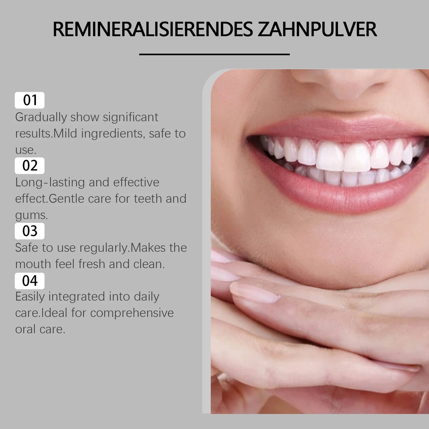 Natural Teeth Brightening Powder | Baking Soda Dental Polish