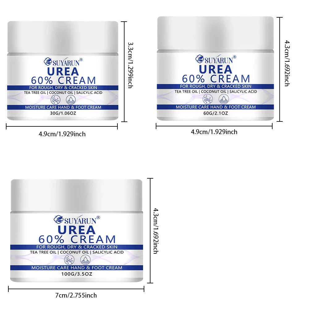 SUYARUN 60% Urea Foot Cream – Cracked Heels & Dry Skin