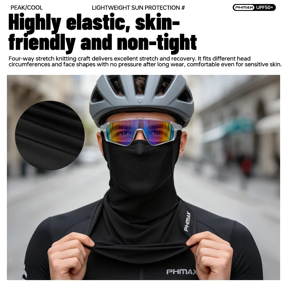 PHMAX Ice Silk Cycling Mask – UV Protection & Quick Dry
