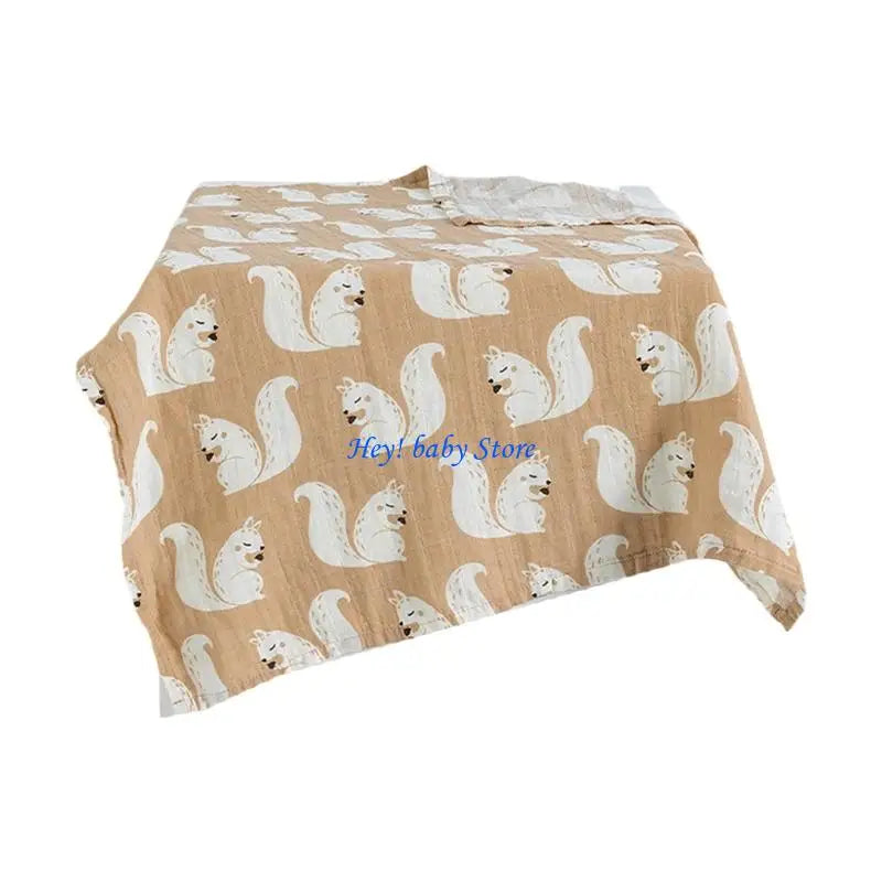 Cotton Baby Bandana Bib – Soft Absorbent Drool Cloth 60x60cm