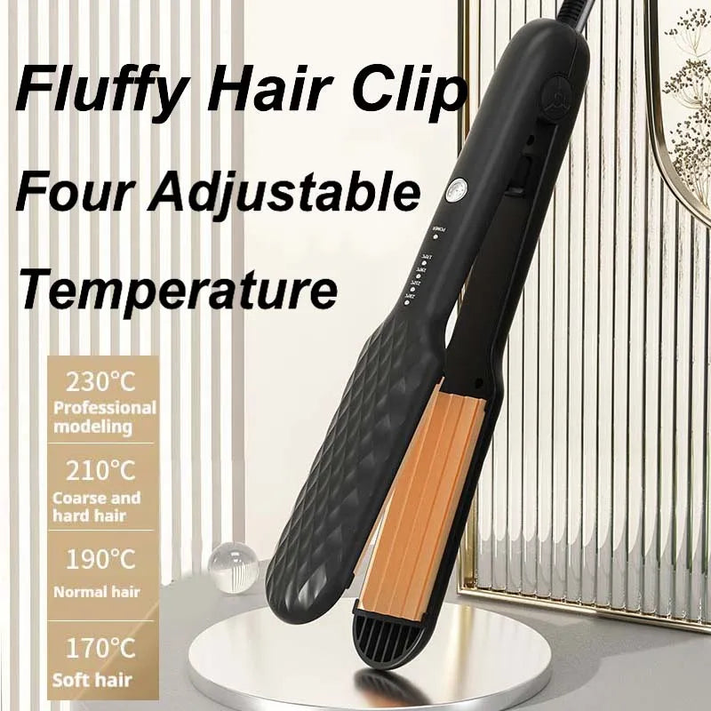 3D Hair Crimper Iron – Volumizing Corn Wave Styling Tool