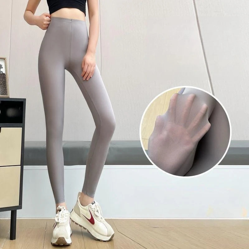 Women's UV Protection Seamless Yoga Leggings – Slim Fit Pants