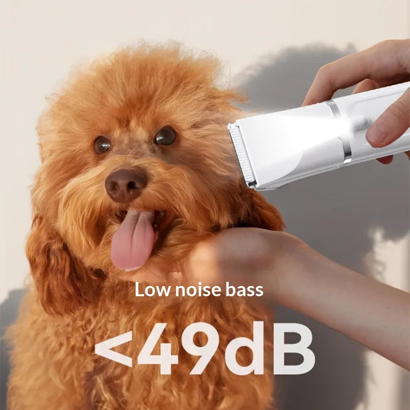 USB Rechargeable Pet Hair Clipper & Nail Grinder | Dog & Cat