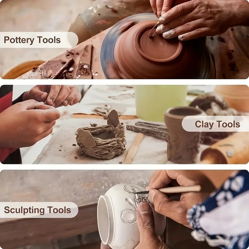 DIY Clay Tool Cold Porcelain Polymer Molding Tools Carving Ceramic