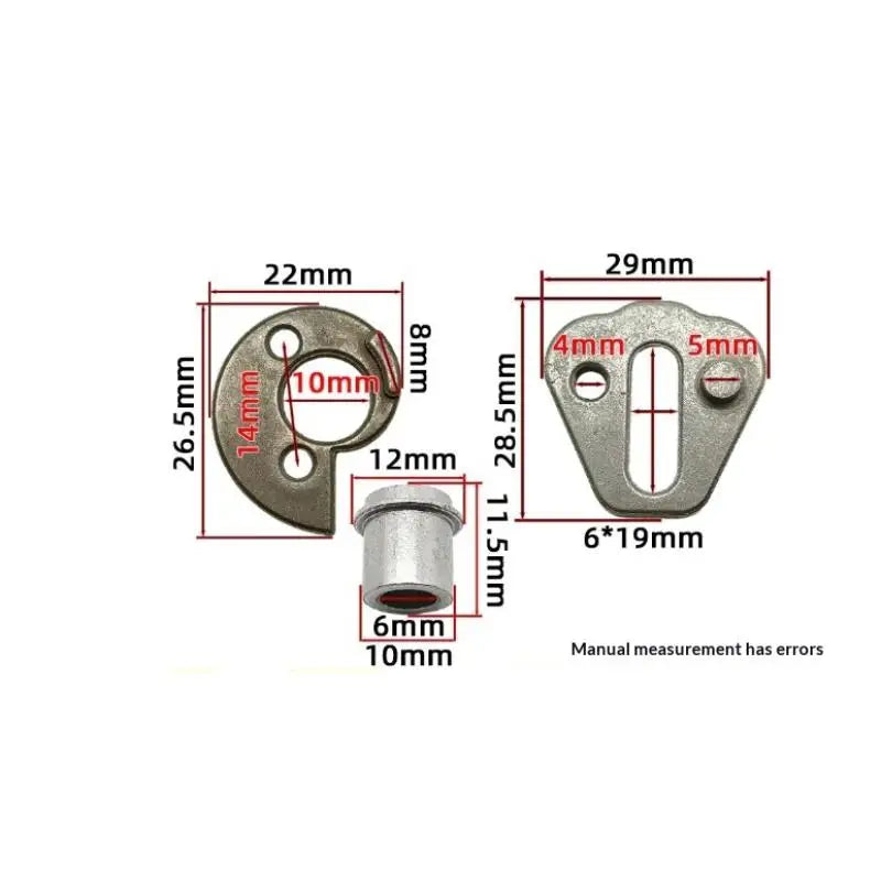 3-Pack Chainsaw Chain Tensioner Adjustment Blocks for 8" Saws