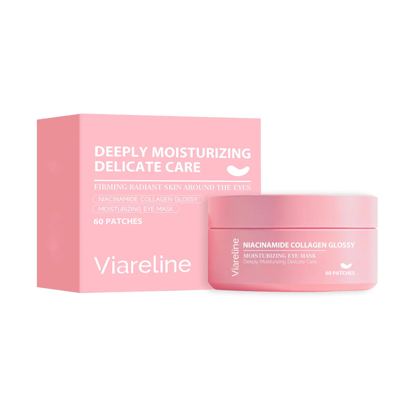 Viareline Collagen Niacinamide Eye Patches 60pc | Anti-Aging Mask