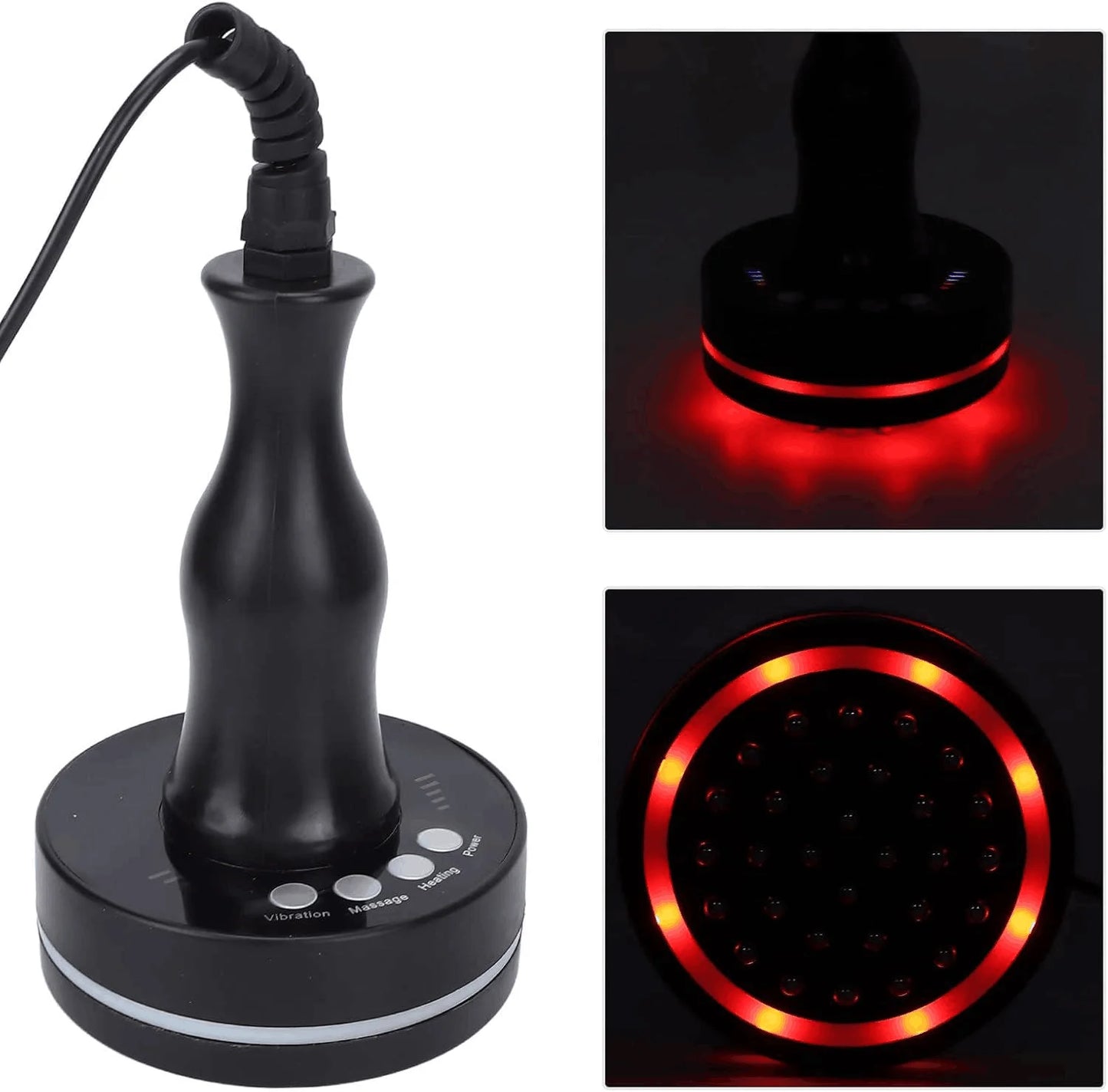 VamsLuna Electric Gua Sha Massager | Microcurrent & Heat Body Tool