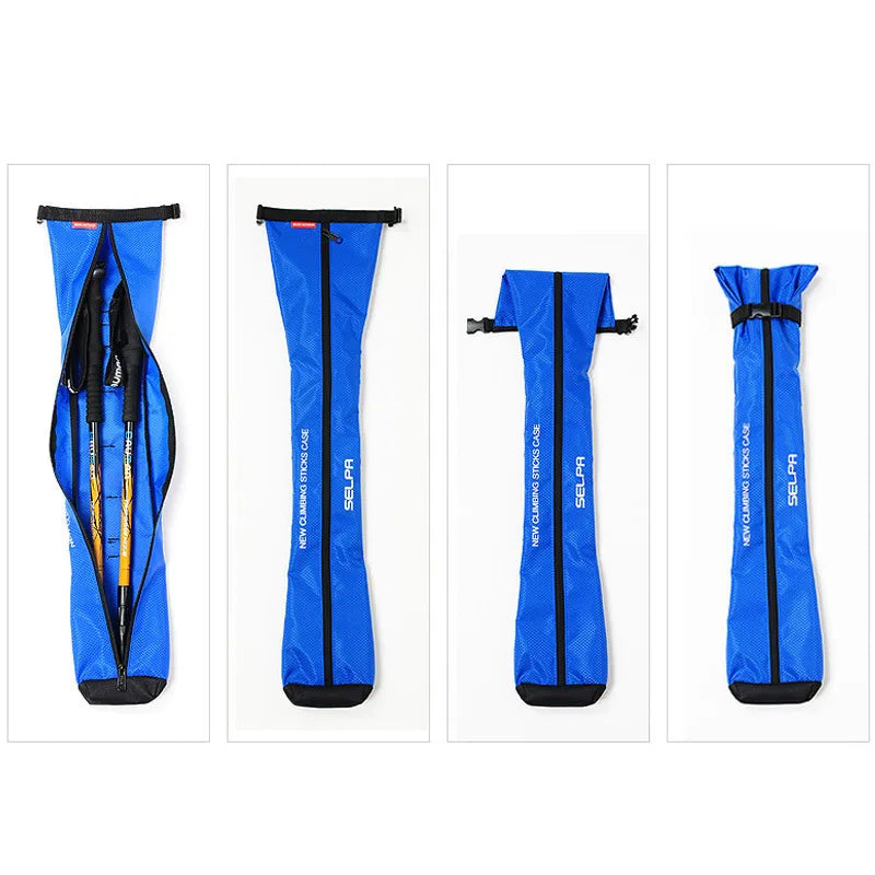 Outdoor trekking pole storage bag backpack cross-body portable user-friendly design walking stick bag Peaceful Pleasures Health and Wellness
