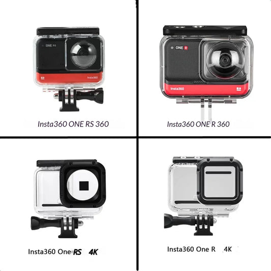 Waterproof Diving Housing Case for Insta360 ONE RS/R – 30m Waterproof Camera Housing Oasis Select
