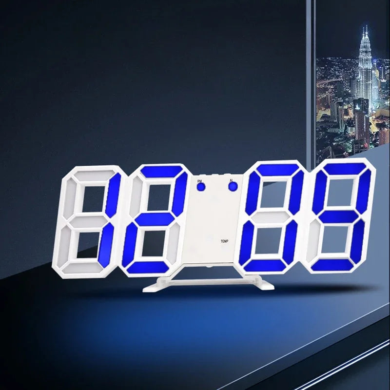 Digital Decoration for Bedroom Desk Watches Led Wall Clock Living Room Alarm Modern Home and Decoration Electronic Table Decor Peaceful Pleasures Health and Wellness
