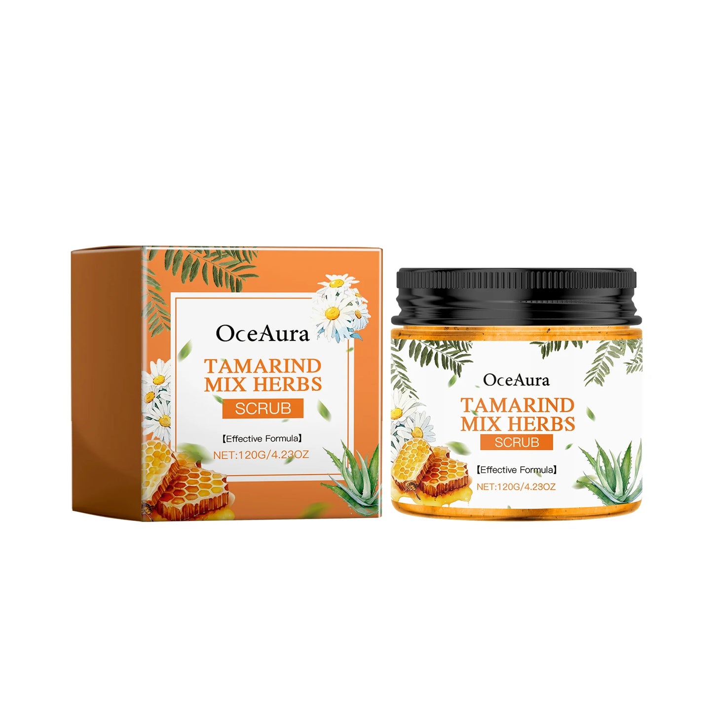 OceAura Brightening Body Scrub – Exfoliate & Moisturize 120g