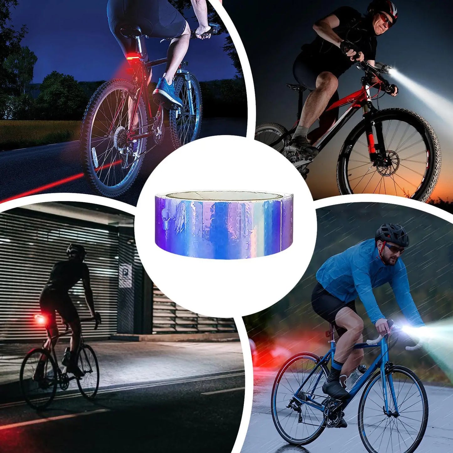 Reflective Laser Sticker Tape | Glitter Self-Adhesive Decal Roll