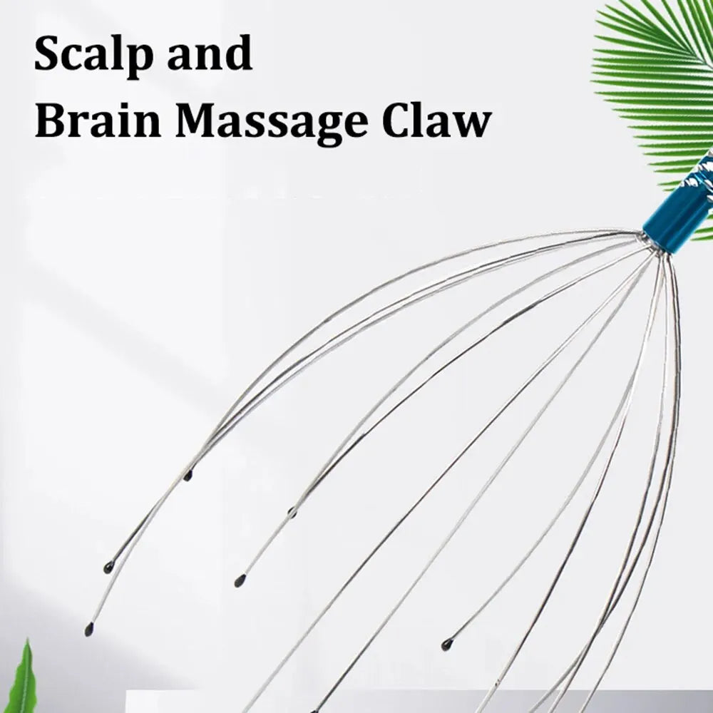 1PC Random Color Pet Massage Claw Head Massager Head Scratching Octopus Scalp Non Soul Extractor Divine Tool For Extracting Peaceful Pleasures Health and Wellness