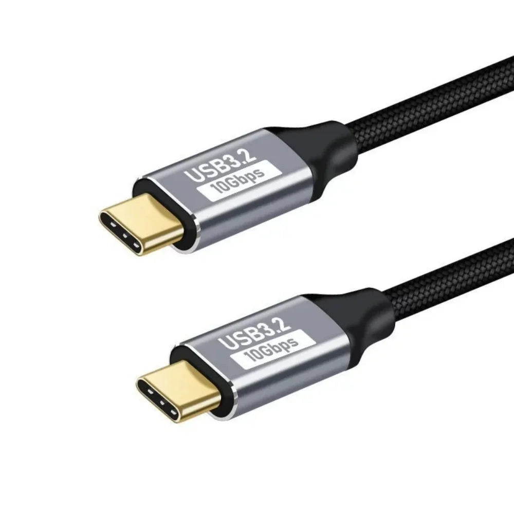 USB 3.2 Gen 2 Type-C Extension Cable 100W 10Gbps 90°