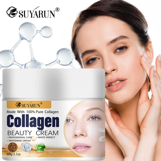 SUYARUN Collagen Face Cream – Firming, Hydrating, All Skin Types Collagen Face Cream Oasis Select