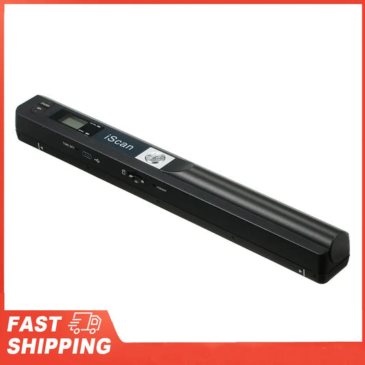 Mini Handheld Document Scanner A4 Book Iscan Portable JPG PDF Format Peaceful Pleasures Health and Wellness