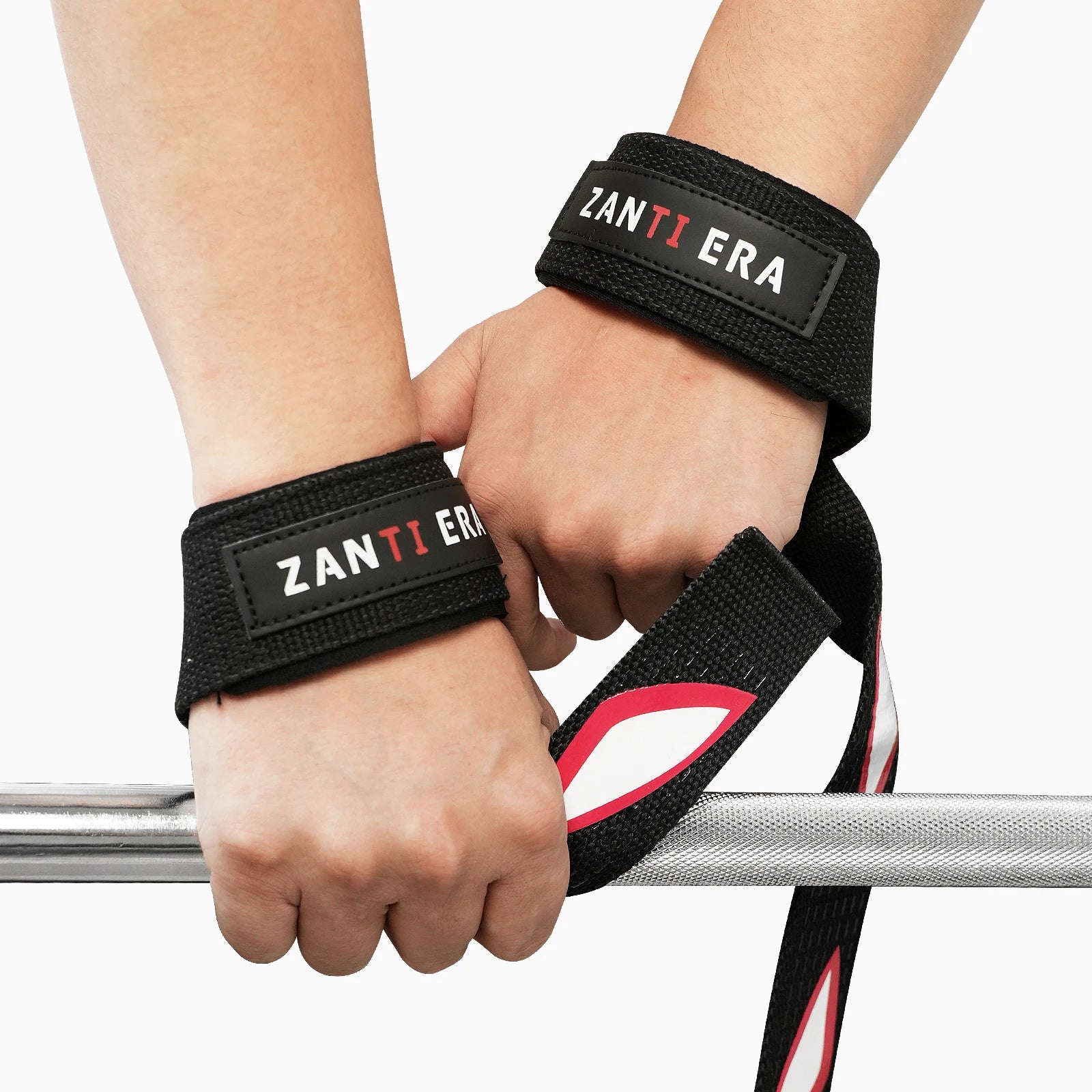 1pair Hard Pull Wrist Lifting Straps Grips Band-Deadlift Straps with Neoprene Cushioned Wrist Padded and Anti-Skid Silicone - f Peaceful Pleasures Health and Wellness