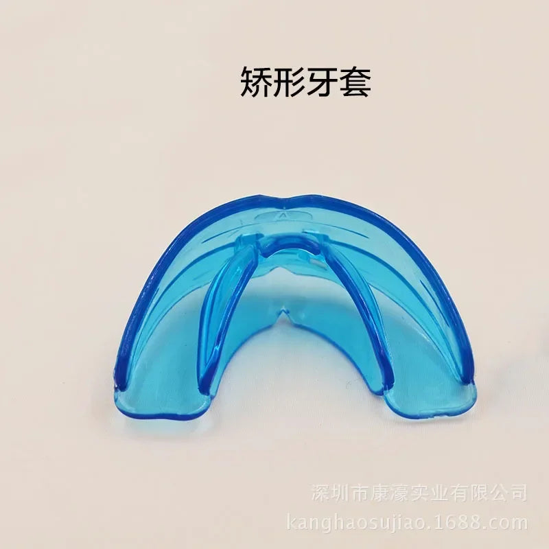 Practical Silicon Mouth Tray with Breath Holes for Oral Care Dental Uses Care Oral Hygiene Aid Whitening Tooth Tool Peaceful Pleasures Health and Wellness Transparent blue-2