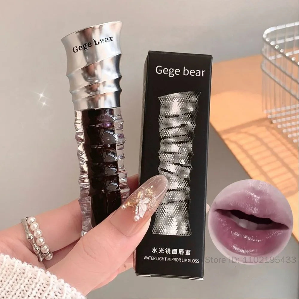 Mirror Shimmer Glass Jelly Lip Gloss | Moisturizing Lip Oil