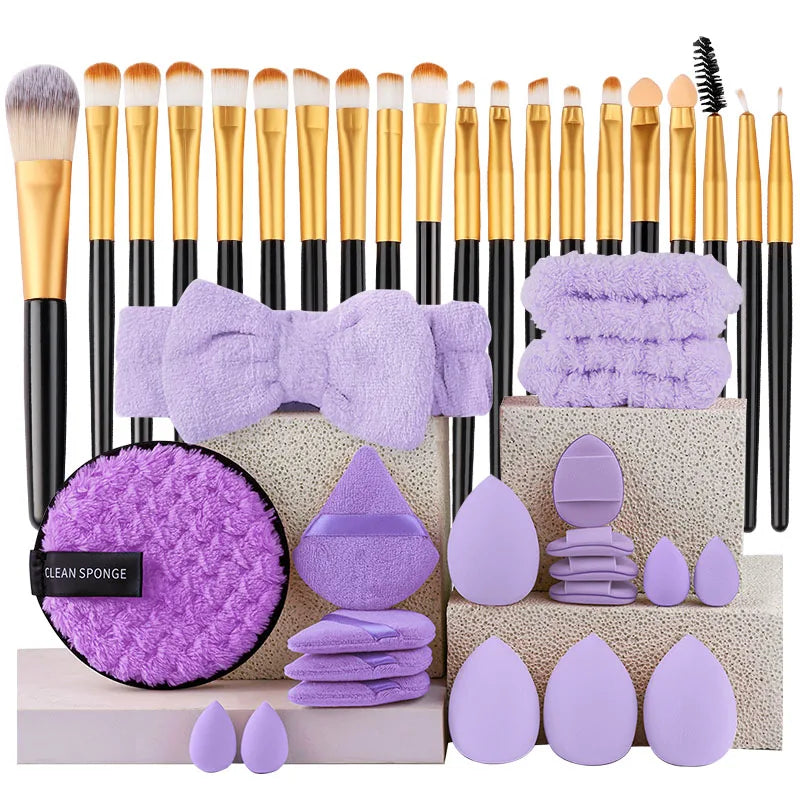 RUNTOIN 20Pc Makeup Brush Set – Soft Eye & Face Brushes Kit