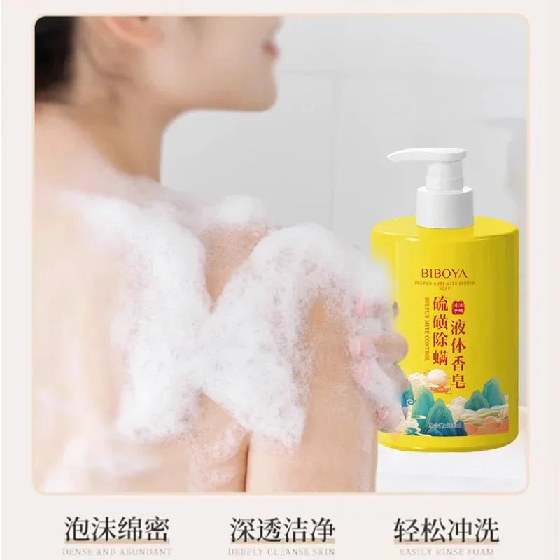 500ml Sulfur Body Wash – Deep Cleansing Shower Gel
