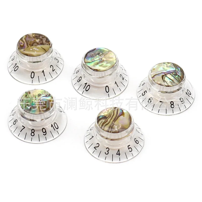 Electric Guitar Bass Volume Button Cap Inlaid Shell Potentiometer Knob