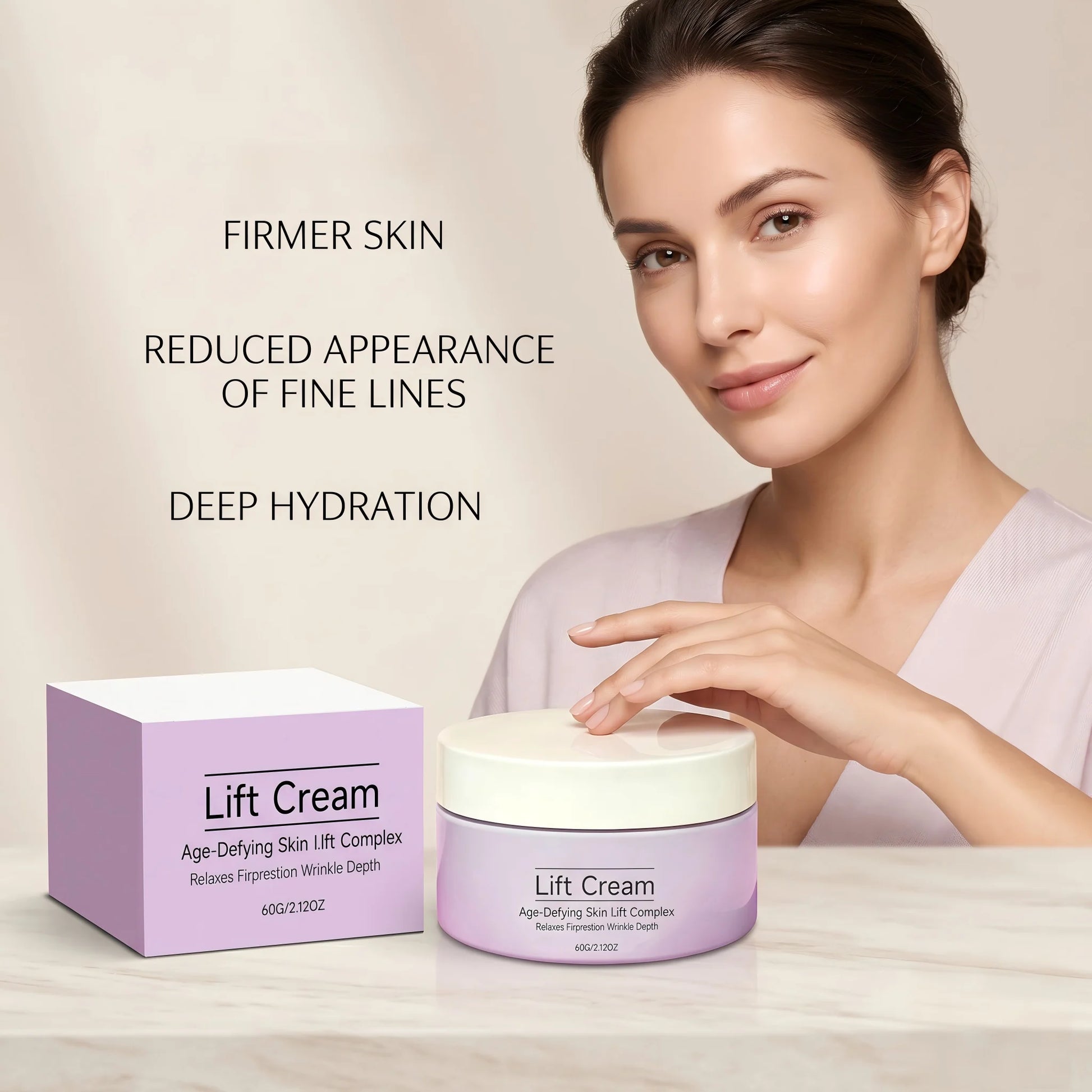 Firming and Lifting Face Cream Reduces Fine Lines Improve Sagging Skin Tightening Nourishing Skin Elasticity Boost Skin Care Peaceful Pleasures Health and Wellness