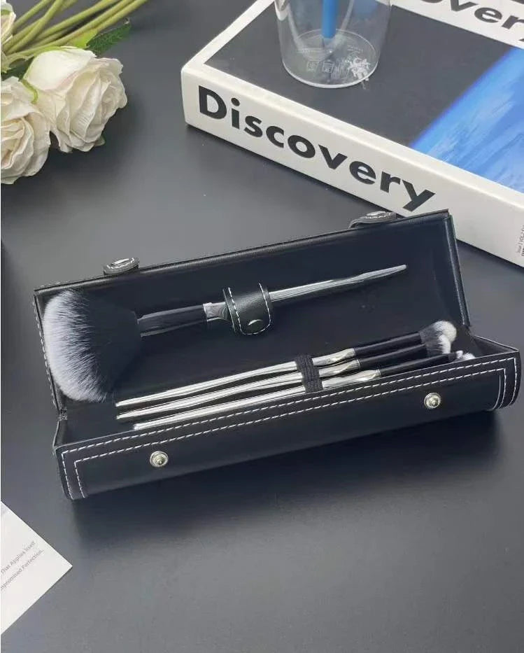Professional 5-Piece Makeup Brush Set | Nylon Bristles