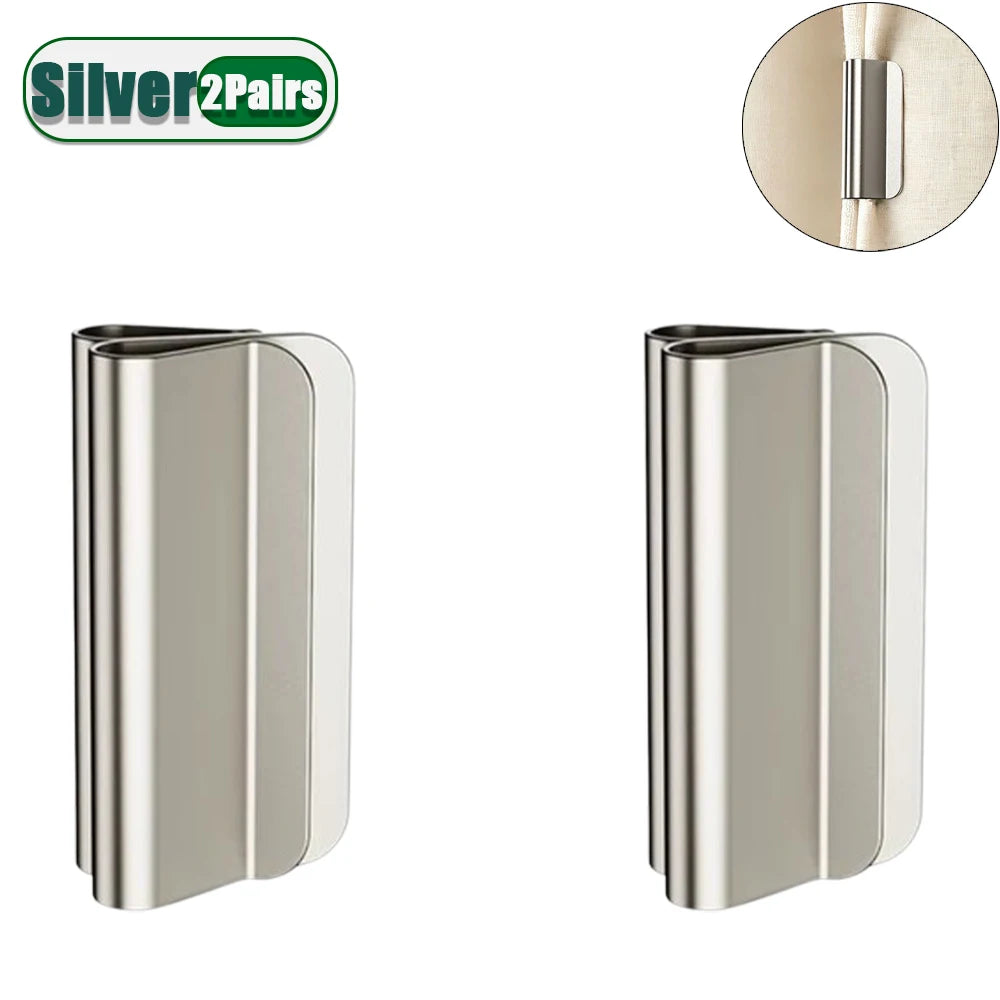 Magnetic Curtain Clips – Block Light & Keep Drapes Closed