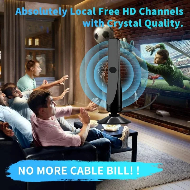 Indoor Digital TV Antenna DVB-T/T2 ATSC 36dB – HDTV & DAB/FM