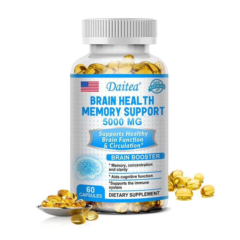 DETOXXTRA Nootropic Capsules 5000mg – Memory & Focus Boost Nootropic Supplement Peaceful Pleasures Health and Wellness 60 count-1 bottle