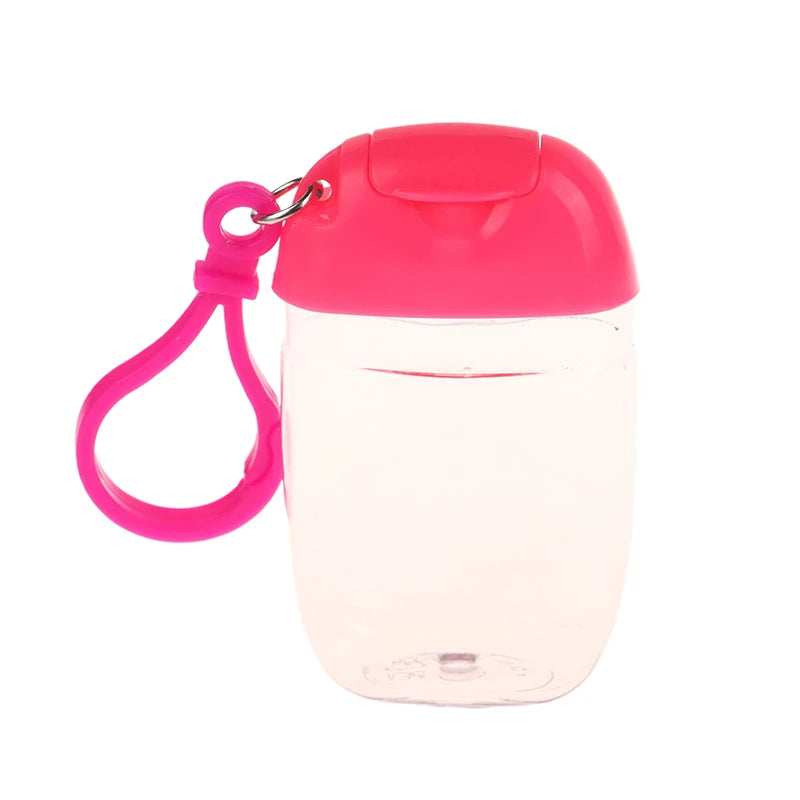 30ml Refillable Travel Bottle with Hook | Mini Liquid Dispenser