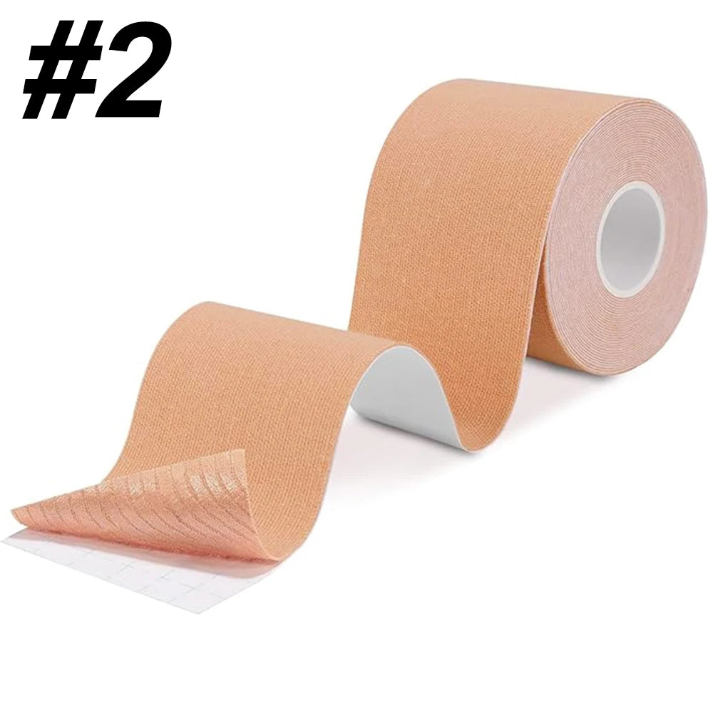 1 Roll Kinesiology Tape, 5cm x 5m Waterproof Athletic Tape, Uncut Kinetic Tape, Elastic Muscle Tape, Sports Tape, Knee Tape for Peaceful Pleasures Health and Wellness 2-1PCS